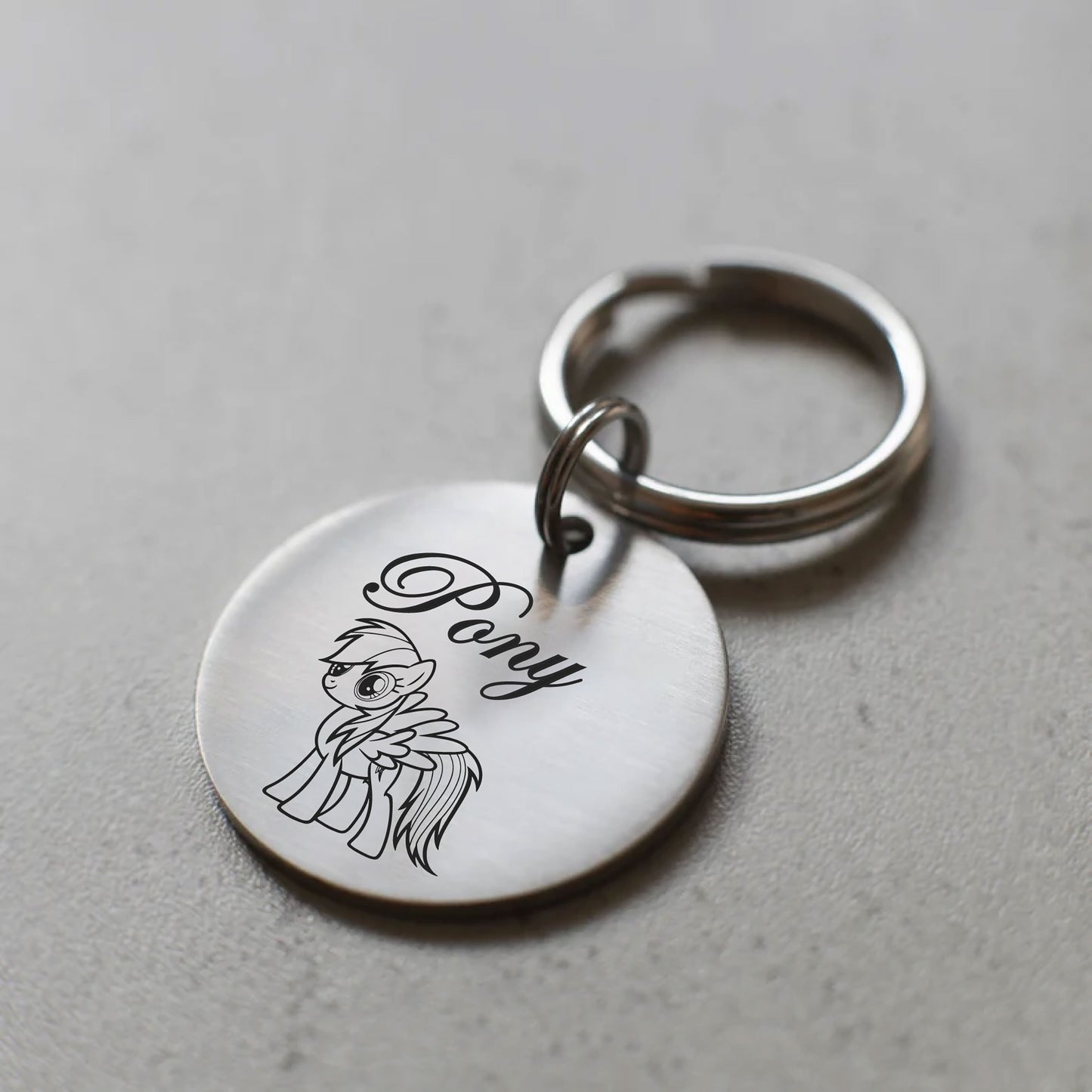 Pony Midilli Figürlü Evcil Hayvan İsimlik | Kedi ve Köpek Künyesi