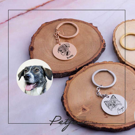 Resimli Yuvarlak Anahtarlık | Kişiye Özel Anahtarlık