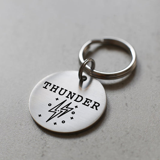 Şimşek Figürlü Evcil Hayvan İsimlik | Kedi ve Köpek Künyesi