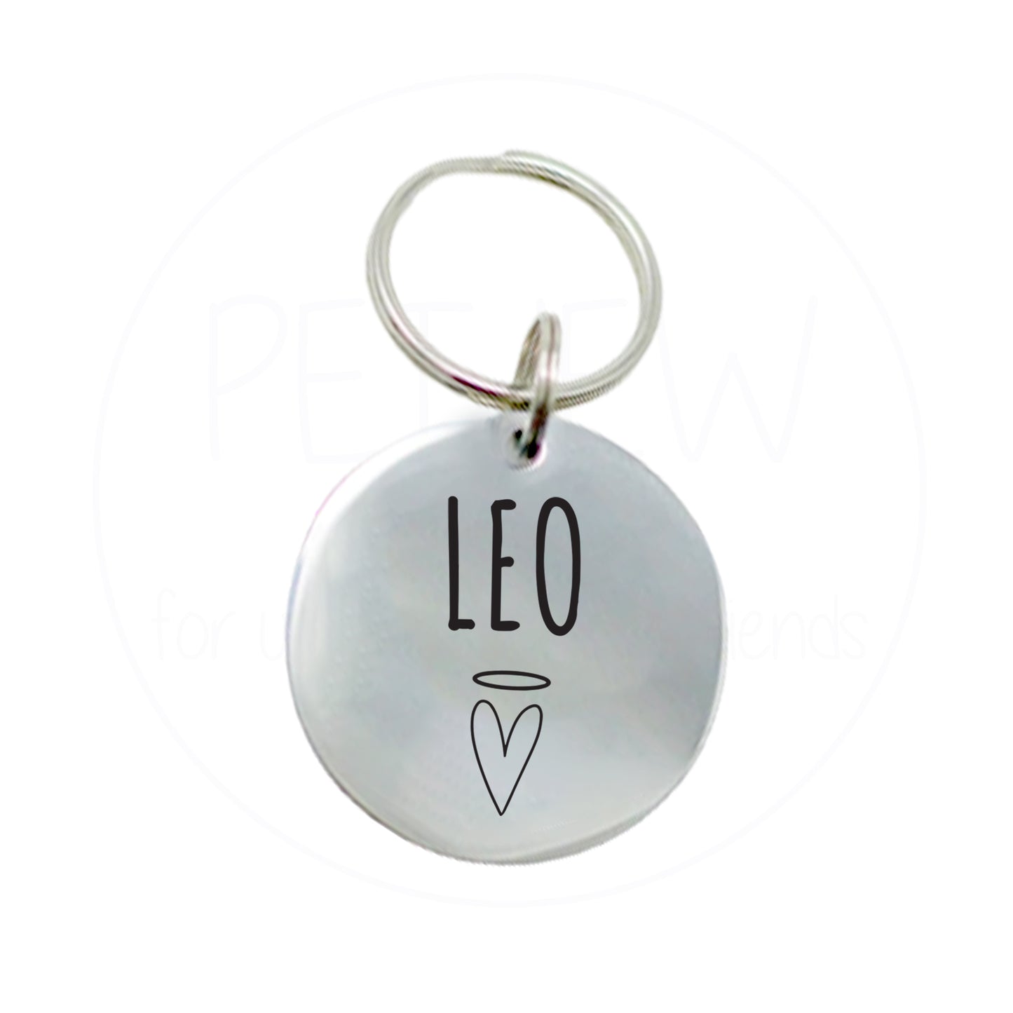 Kalp Figürlü Evcil Hayvan İsimlik | Kedi ve Köpek Künyesi