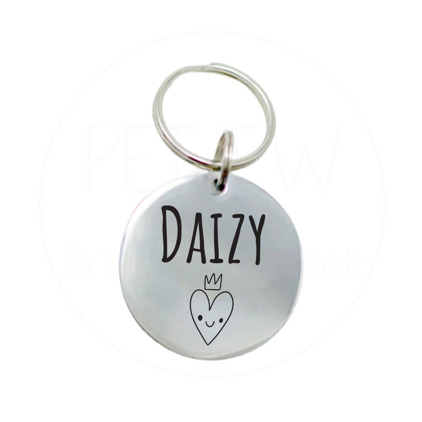 Kalp Figürlü Evcil Hayvan İsimlik | Kedi ve Köpek Künyesi