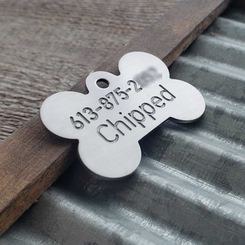 Kemik Model Evcil Hayvan İsimlik | Kedi ve Köpek Künyesi