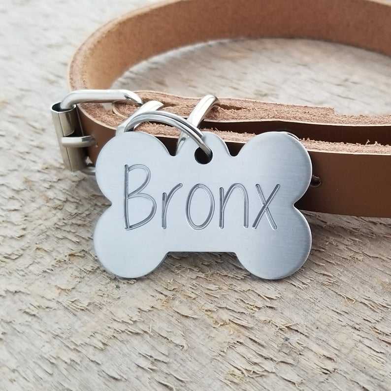 Kemik Model Evcil Hayvan İsimlik | Kedi ve Köpek Künyesi