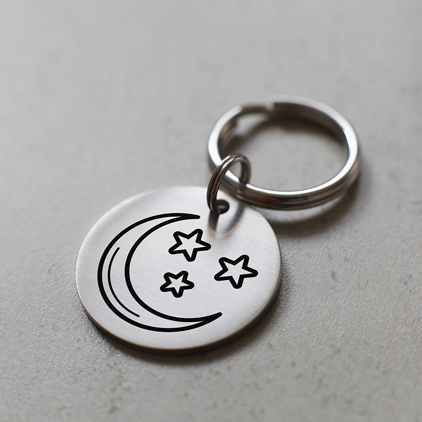 Ay Ve Yıldızlar - Gece Figürlü Evcil Hayvan İsimlik | Kedi ve Köpek Künyesi