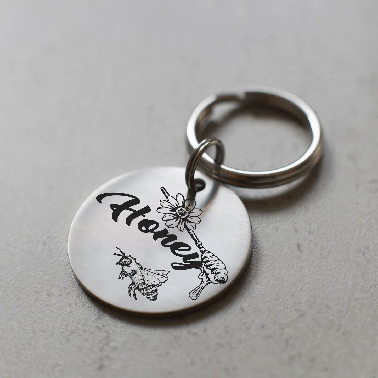 Bal - Arı Figürlü Evcil Hayvan İsimlik | Kedi ve Köpek Künyesi