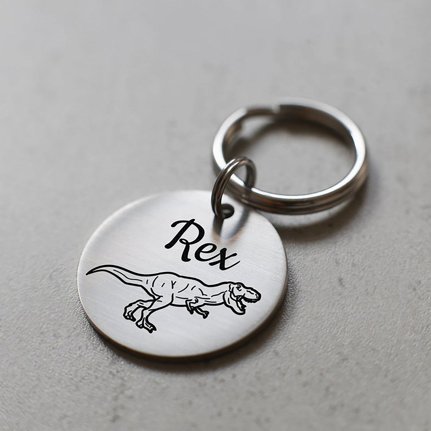 Dinazor Figürlü Evcil Hayvan İsimlik | Kedi ve Köpek Künyesi