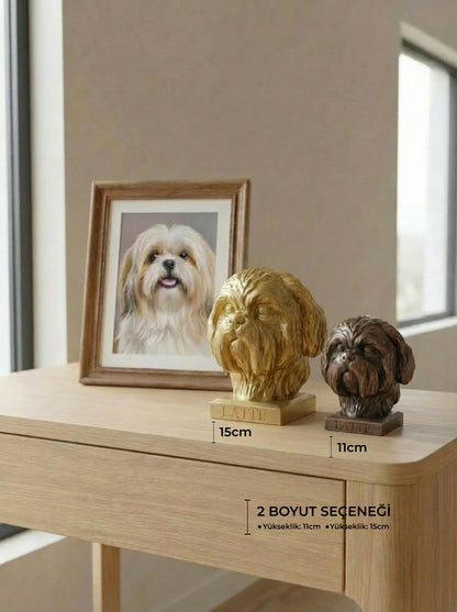 Köpek Irkları Büstü - Ultra Gerçekçi Köpek Heykelleri-petjew-kisiye-ozel-hatira-takilari