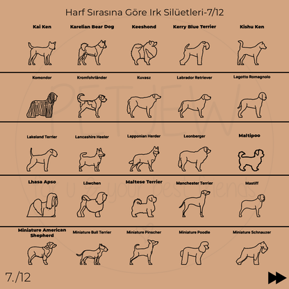 Köpek Silüeti Kolyesi - 925 Ayar Gümüş-petjew-kisiye-ozel-hatira-takilari