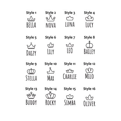 Kral Tacı Desenli Evcil Hayvan İsimlik | Kedi ve Köpek Künyesi-petjew-kisiye-ozel-hatira-takilari