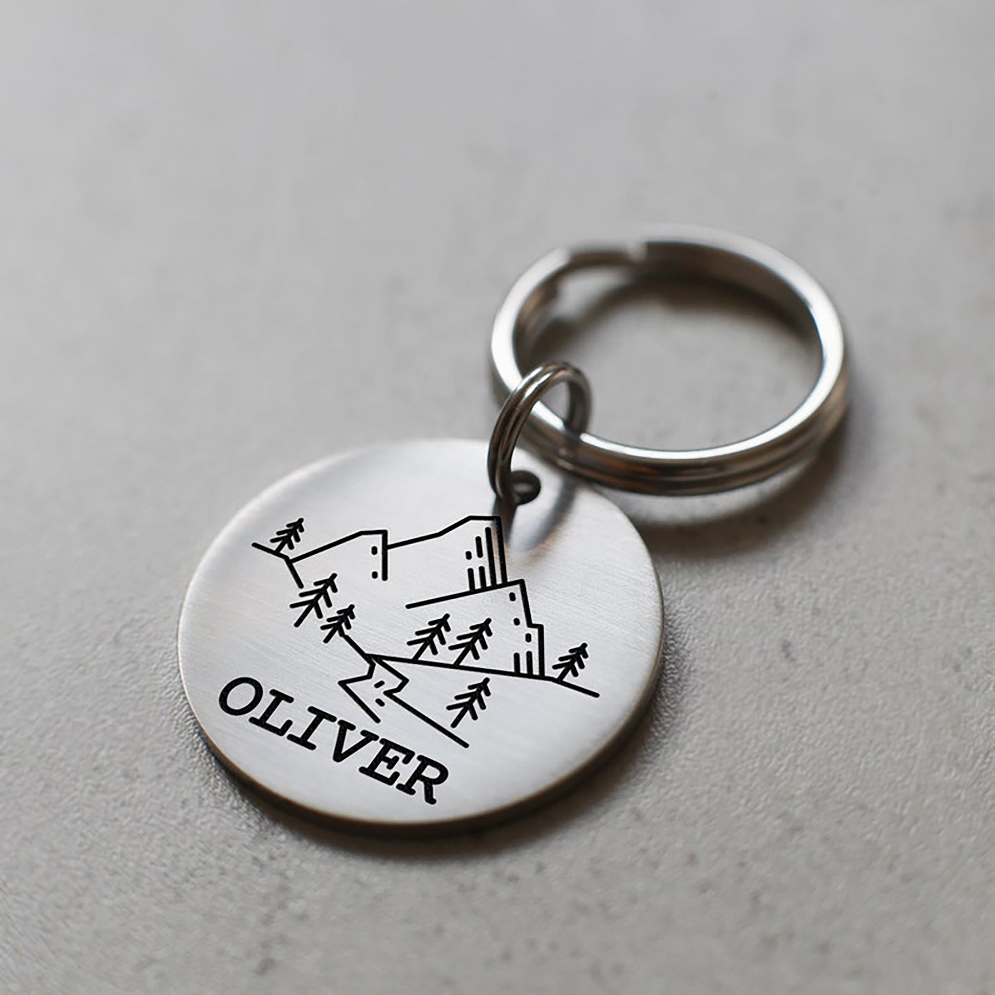 Orman Doğa Figürlü Evcil Hayvan İsimlik | Kedi ve Köpek Künyesi-petjew-kisiye-ozel-hatira-takilari