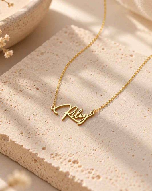 Klasik isim kolye font ve sayı seçilebilir – 925 Ayar Gümüş