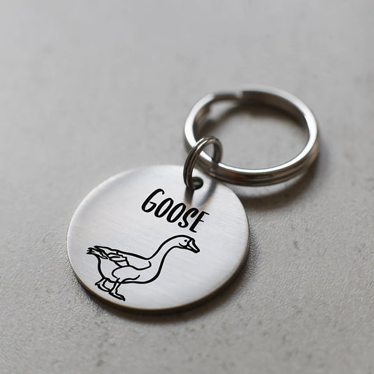 Ördek Figürlü Evcil Hayvan İsimlik | Kedi ve Köpek Künyesi-petjew-kisiye-ozel-hatira-takilari