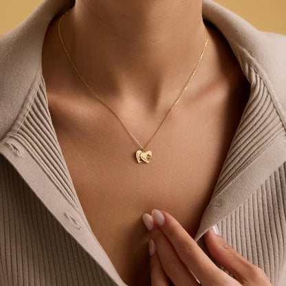 İsimli Pati & Kalp Kolye | 925 Gümüş-petjew-kisiye-ozel-hatira-takilari