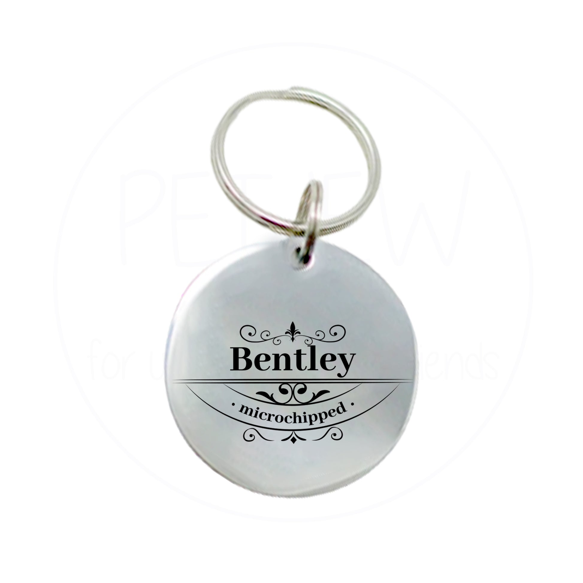 Etrafı İşlemeli Evcil Hayvan İsimlik | Kedi ve Köpek Künyesi-petjew-kisiye-ozel-hatira-takilari