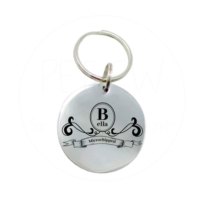 Etrafı İşlemeli Evcil Hayvan İsimlik | Kedi ve Köpek Künyesi-petjew-kisiye-ozel-hatira-takilari