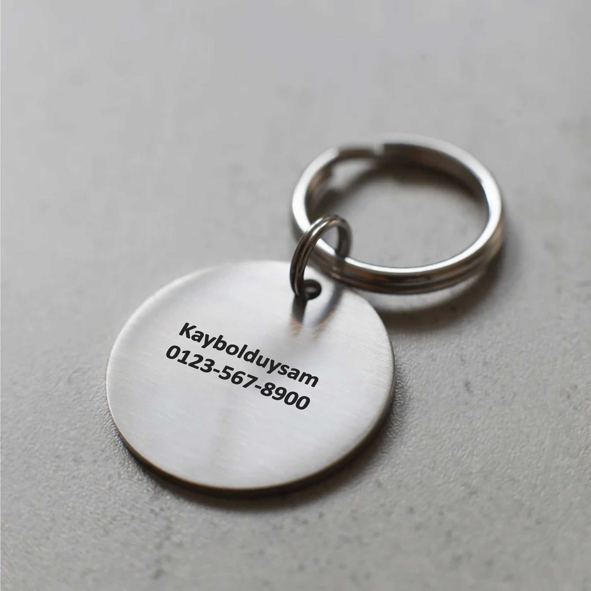 Kalp Figürlü Evcil Hayvan İsimlik | Kedi ve Köpek Künyesi-petjew-kisiye-ozel-hatira-takilari