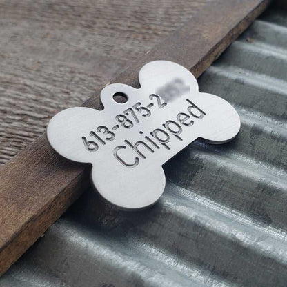 Kemik Model Evcil Hayvan İsimlik | Kedi ve Köpek Künyesi-petjew-kisiye-ozel-hatira-takilari