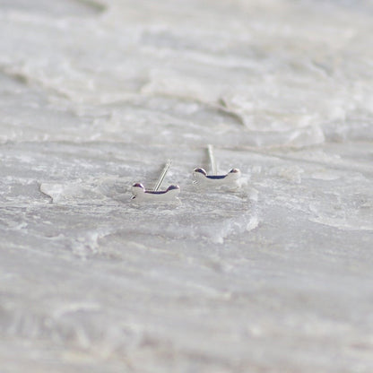 Kişiye Özel 925 Ayar Gümüş Kemik Küpe-petjew-kisiye-ozel-hatira-takilari