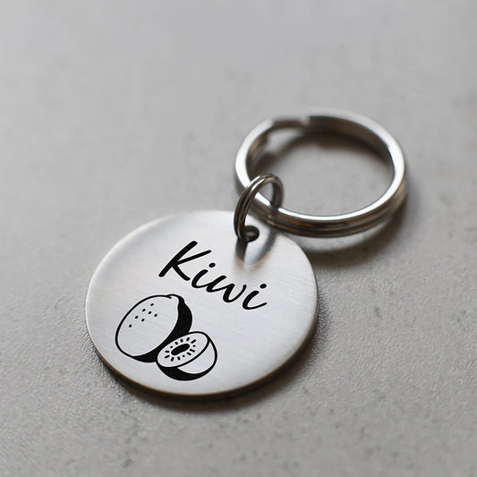 Kivi Figürlü Evcil Hayvan İsimlik | Kedi ve Köpek Künyesi-petjew-kisiye-ozel-hatira-takilari