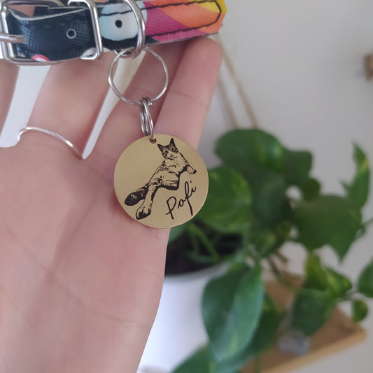 Resimli Kedi ve Köpek Künyesi | Dayanıklı Evcil Hayvan İsimlikleri-petjew-kisiye-ozel-hatira-takilari